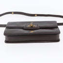 GUCCI Shoulder Bag Leather Brown Gold 004 46 0087 Auth ka263-9