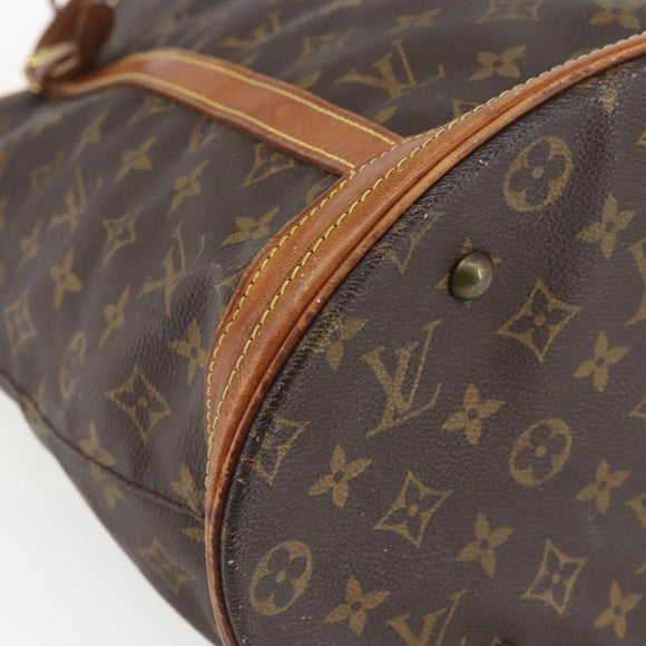 LOUIS VUITTON Monogram Bucket GM Shoulder Bag M42236 LV Auth ka2630