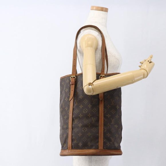 LOUIS VUITTON Monogram Bucket GM Shoulder Bag M42236 LV Auth ka2630