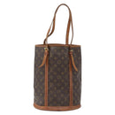 LOUIS VUITTON Monogram Bucket GM Shoulder Bag M42236 LV Auth ka2630-2