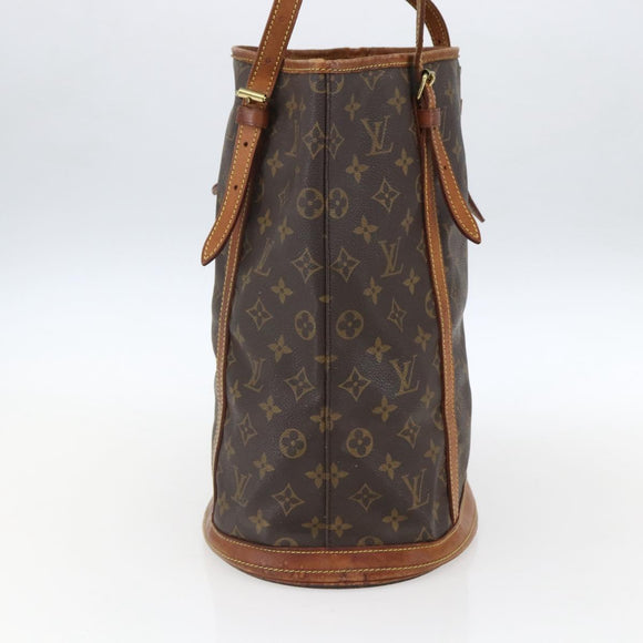 LOUIS VUITTON Monogram Bucket GM Shoulder Bag M42236 LV Auth ka2630