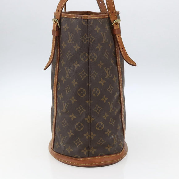 LOUIS VUITTON Monogram Bucket GM Shoulder Bag M42236 LV Auth ka2630