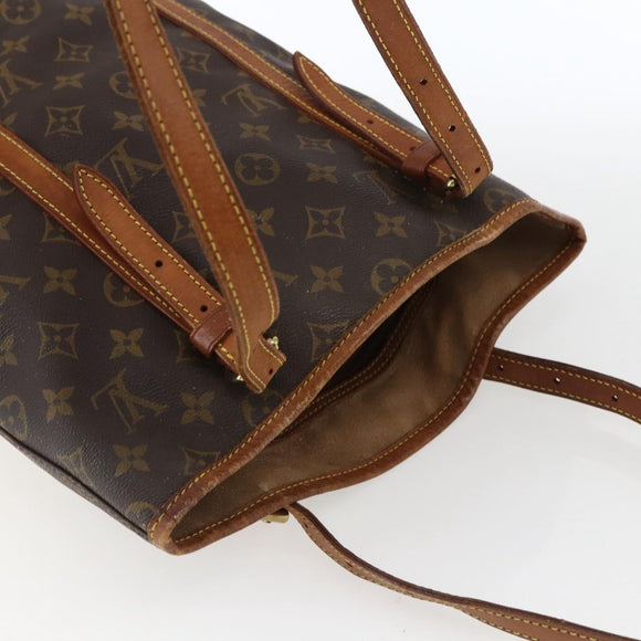 LOUIS VUITTON Monogram Bucket GM Shoulder Bag M42236 LV Auth ka2630