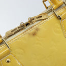 LOUIS VUITTON Monogram Vernis Alma GM Handtas Broncorail M91450 LV Auth ka2633-15