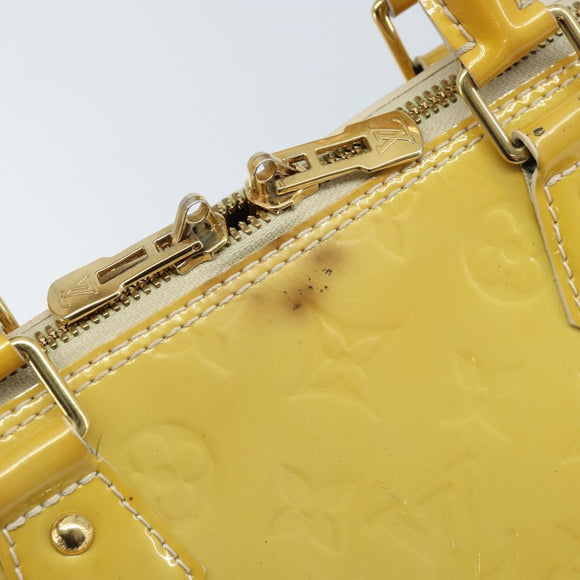 LOUIS VUITTON Monogram Vernis Alma GM Handtas Broncorail M91450 LV Auth ka2633