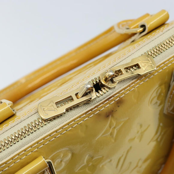 LOUIS VUITTON Monogram Vernis Alma GM Handtas Broncorail M91450 LV Auth ka2633