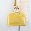 LOUIS VUITTON Monogram Vernis Alma GM Handtas Broncorail M91450 LV Auth ka2633-24