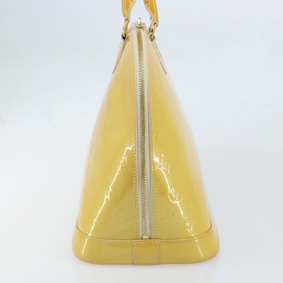 LOUIS VUITTON Monogram Vernis Alma GM Handtas Broncorail M91450 LV Auth ka2633