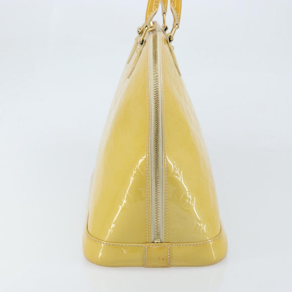 LOUIS VUITTON Monogram Vernis Alma GM Handtas Broncorail M91450 LV Auth ka2633