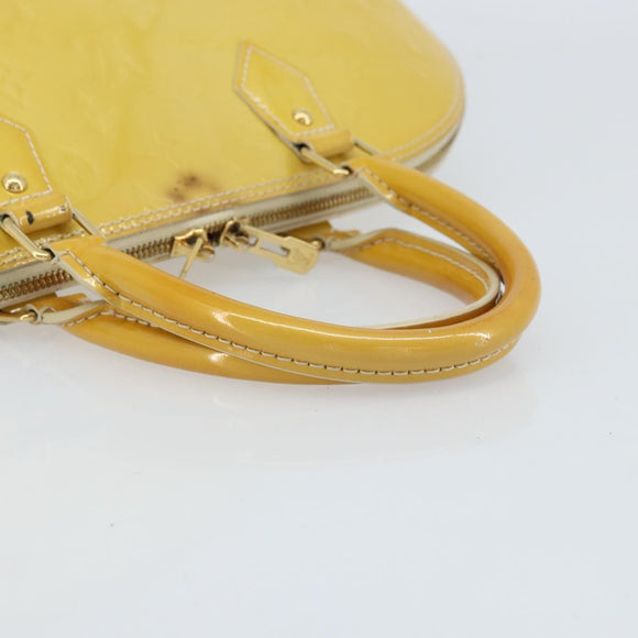 LOUIS VUITTON Monogram Vernis Alma GM Handtas Broncorail M91450 LV Auth ka2633