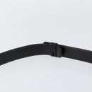 CELINE Horse Carriage Shoulder Bag Leather Black Gold Auth ka264-8