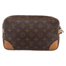 LOUIS VUITTON Monogram Marly Dragonne GM Clutch Bag M51825 LV Auth ka2642-2