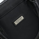 BURBERRY Black label Business Bag Nylon Black Silver Auth ka2647-15