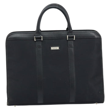 BURBERRY Black label Business Bag Nylon Black Silver Auth ka2647 - 0