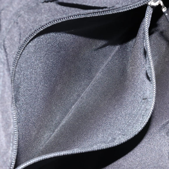 BURBERRY Black label Business Bag Nylon Black Silver Auth ka2647