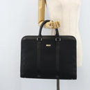 BURBERRY Black label Business Bag Nylon Black Silver Auth ka2647-24