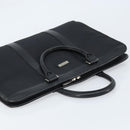 BURBERRY Black label Business Bag Nylon Black Silver Auth ka2647-6