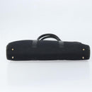 BURBERRY Black label Business Bag Nylon Black Silver Auth ka2647-9