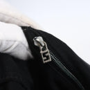 FENDI Shoulder Bag Nylon Black Silver Auth ka265-10