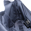 FENDI Shoulder Bag Nylon Black Silver Auth ka265-19