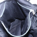 FENDI Shoulder Bag Nylon Black Silver Auth ka265-21