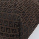 FENDI Zucchino Canvas Tote Bag Brown Auth ka2651-9