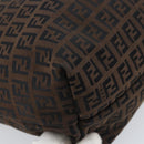 FENDI Zucchino Canvas Tote Bag Brown Auth ka2651-16