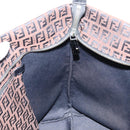 FENDI Zucchino Canvas Tote Bag Brown Auth ka2651-19