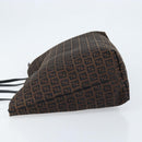 FENDI Zucchino Canvas Tote Bag Brown Auth ka2651-4