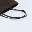 FENDI Zucchino Canvas Tote Bag Brown Auth ka2651-7
