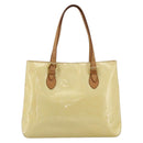 LOUIS VUITTON Monogram Vernis Brentwood Shoulder Bag Perle M91512 LV Auth ka2652-2
