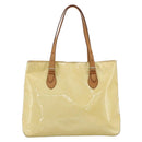 LOUIS VUITTON Monogram Vernis Brentwood Shoulder Bag Perle M91512 LV Auth ka2652-3