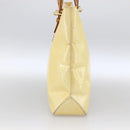 LOUIS VUITTON Monogram Vernis Brentwood Shoulder Bag Perle M91512 LV Auth ka2652-4