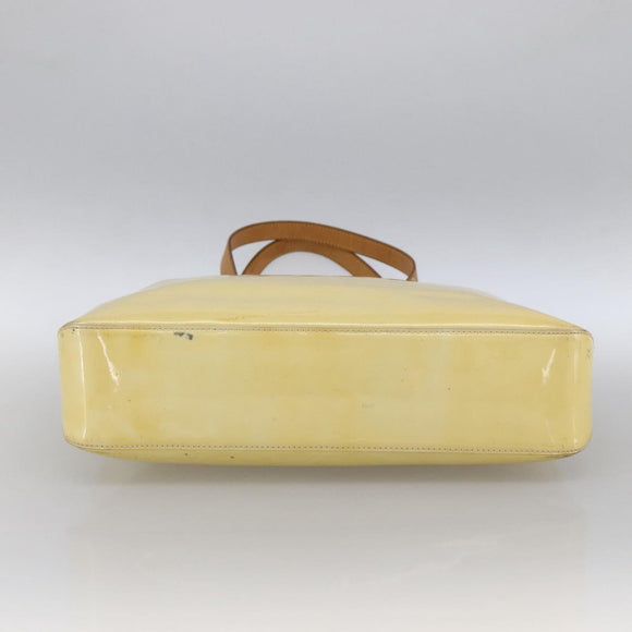 LOUIS VUITTON Monogram Vernis Brentwood Shoulder Bag Perle M91512 LV Auth ka2652