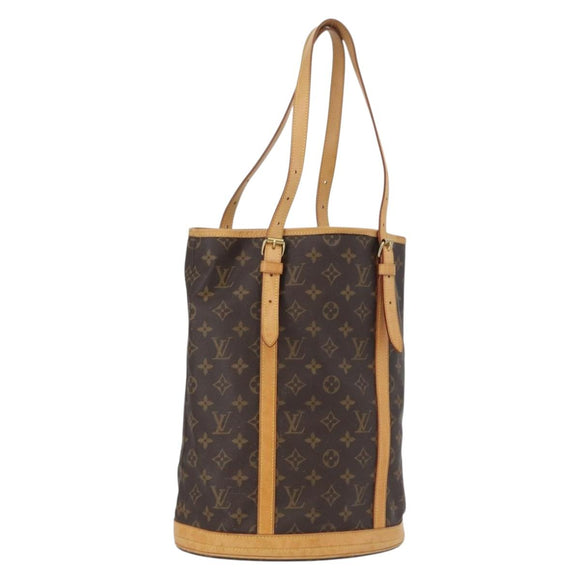 LOUIS VUITTON Monogram Bucket GM Shoulder Bag M42236 LV Auth ka2664