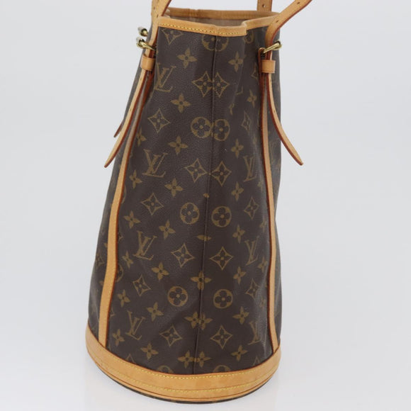 LOUIS VUITTON Monogram Bucket GM Shoulder Bag M42236 LV Auth ka2664