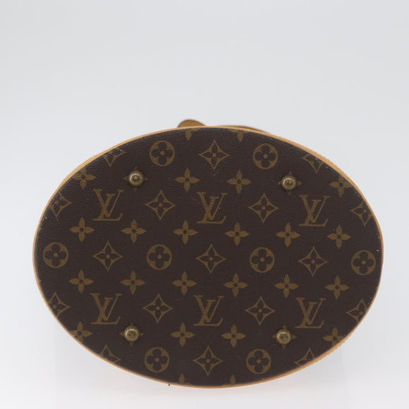 LOUIS VUITTON Monogram Bucket GM Shoulder Bag M42236 LV Auth ka2664