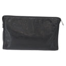 GUCCI Clutch Bag Leather Black Silver 575991 Auth ka2665-3