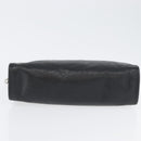 GUCCI Clutch Bag Leather Black Silver 575991 Auth ka2665-7