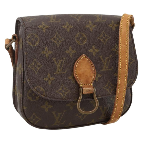 LOUIS VUITTON Monogram Saint Cloud MM Shoulder Bag M51243 LV Auth ka2669