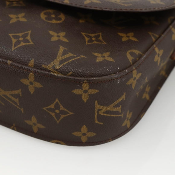 LOUIS VUITTON Monogram Saint Cloud GM Shoulder Bag M51242 LV Auth ka2675