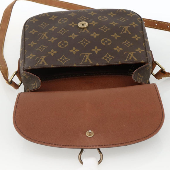 LOUIS VUITTON Monogram Saint Cloud GM Shoulder Bag M51242 LV Auth ka2675