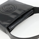 GUCCI Soho Shoulder Bag Patent leather Black Silver 000 1013 0506 Auth ka2677-6