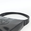 GUCCI Soho Shoulder Bag Patent leather Black Silver 000 1013 0506 Auth ka2677-8