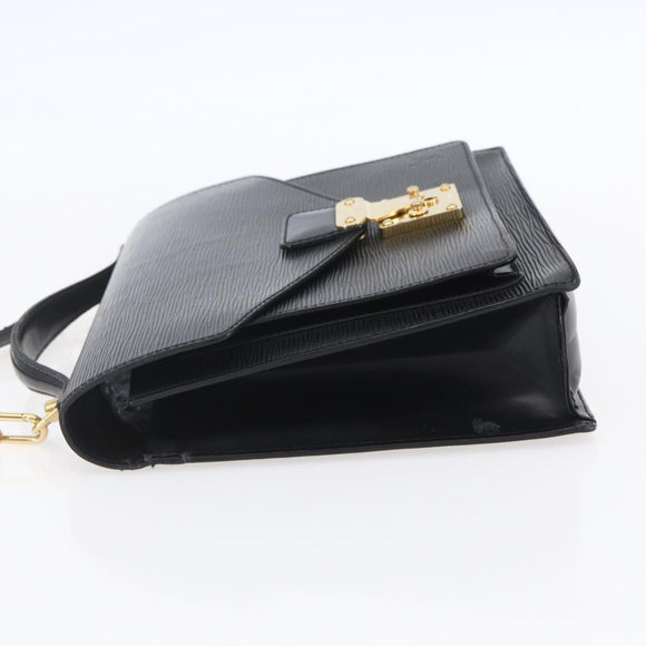 LOUIS VUITTON Epi Monceau 28 Hand Bag Black M52122 LV Auth ka268