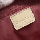 Christian Dior Trotter Canvas Shoulder Bag PVC Pink Silver Auth ka2681-17
