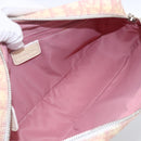 Christian Dior Trotter Canvas Shoulder Bag PVC Pink Silver Auth ka2681-11