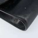 GUCCI Shoulder Bag Leather Black Gold Auth ka2682-14