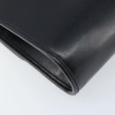 GUCCI Shoulder Bag Leather Black Gold Auth ka2682-16