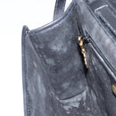 GUCCI Shoulder Bag Leather Black Gold Auth ka2682-21